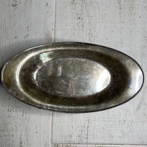 WMA Rogers Vintage oval Silver Plated Serving Plate